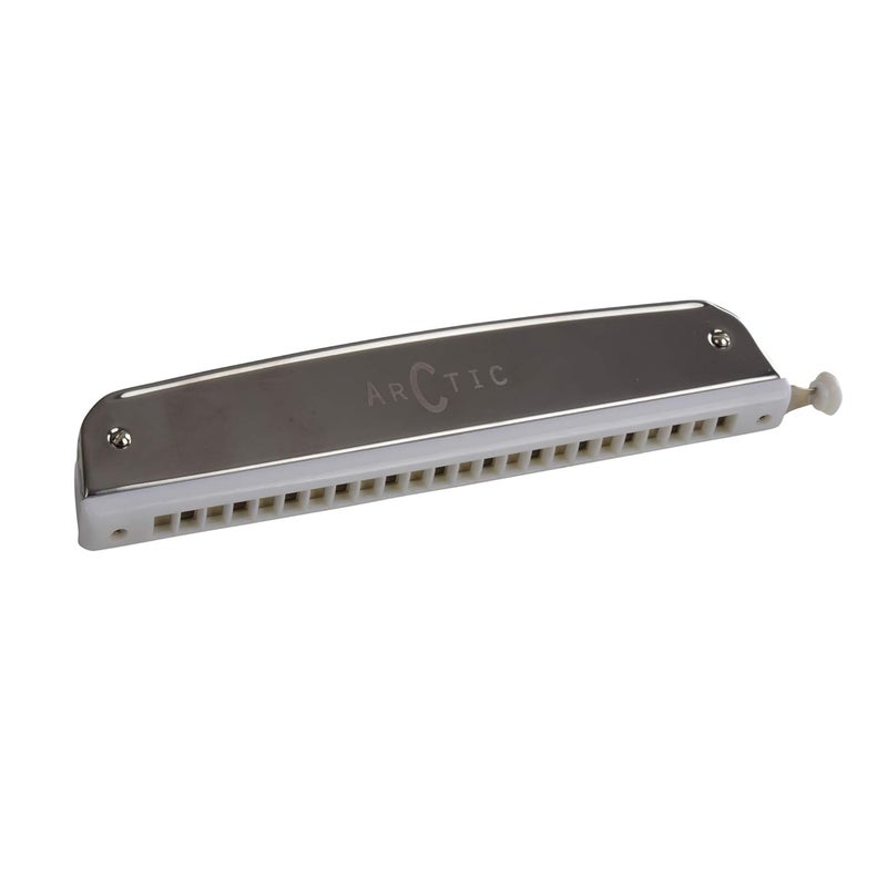 Arctic C scale 24-hole Scale Changer Chromatic Premium Harmonica/Mouth Organ with Case for Professional and Amateurs. Ultra premium finish and durable built - Image 1