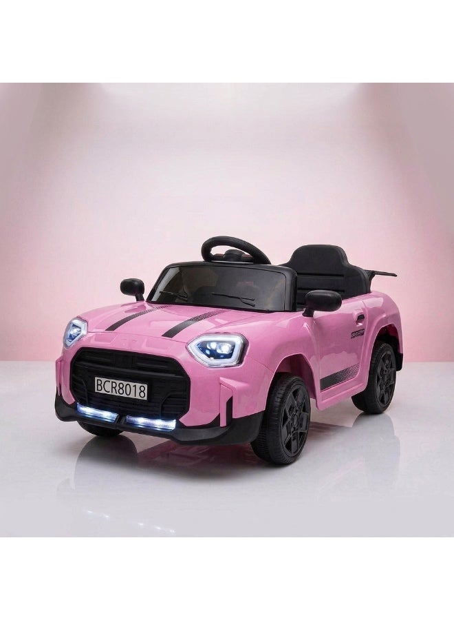 StarKids Electric Kids' Car featuring a Dual 6V4.5AH Battery System, Dual Motors, Rocking Mode, Remote Control, and Openable Doors. - Image 1