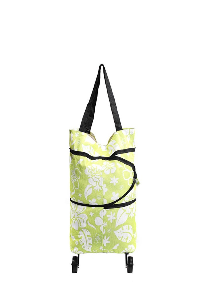 Generic Folding Lightweight Portable Waterproof Rolling Shopping Bag with Wheels.  - Image 1