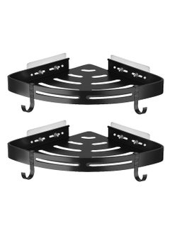 Zibuyu ZIBUYU® Bathroom Shelf for Wall, Corner Shelf for Bathroom, Self-Adhesive Aluminum Alloy Bathroom Organizer Bathroom Corner Shelf for Wall for Bathroom Accessories, Toiletries, Shampoo, Soap, Lotion  - Image 1