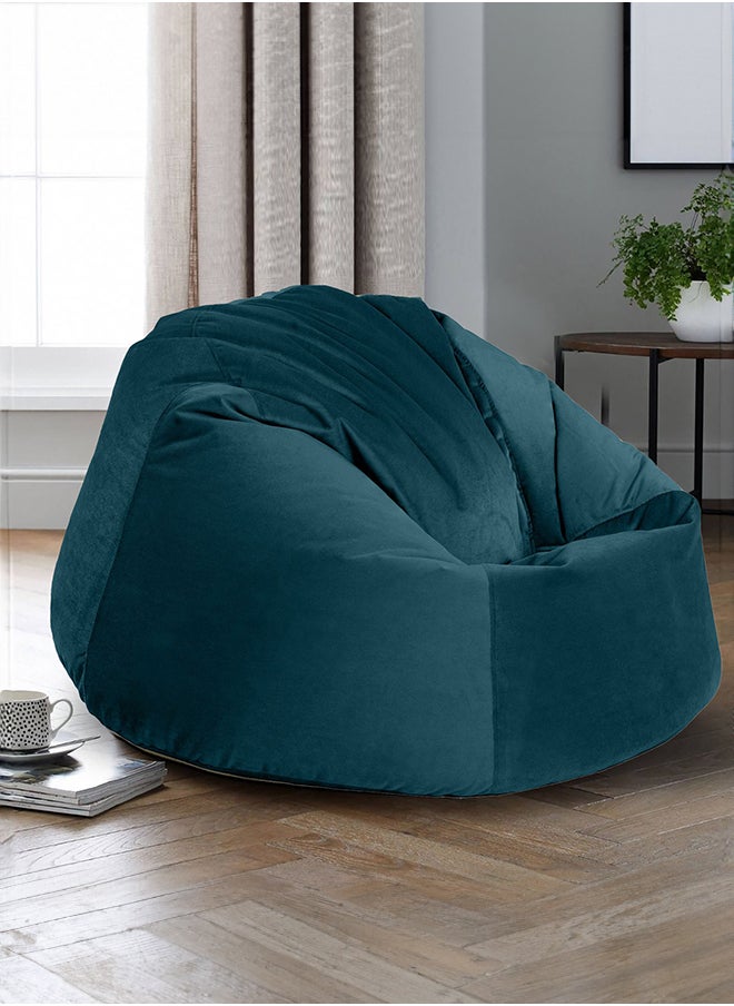 In-House Niklas | Velvet Bean Bag Chair with EPS Beads Filing  - Image 1