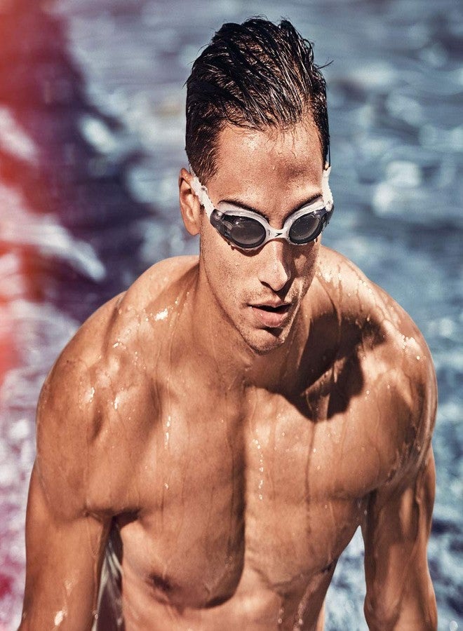 speedo نظارات سباحة للبالغين من سبيدو - هيدروسيتى، شفافة - Image 4
