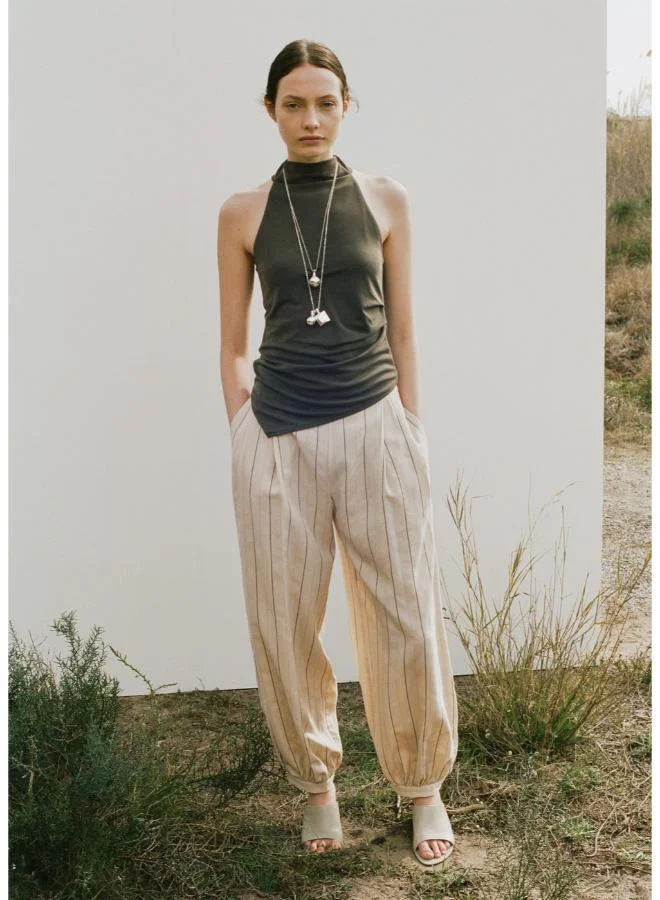 MANGO  Asymmetric ruched top for Women | Best Price UAE