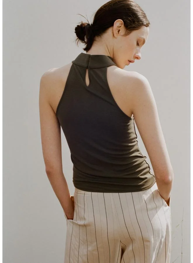 MANGO  Asymmetric ruched top for Women | Best Price UAE