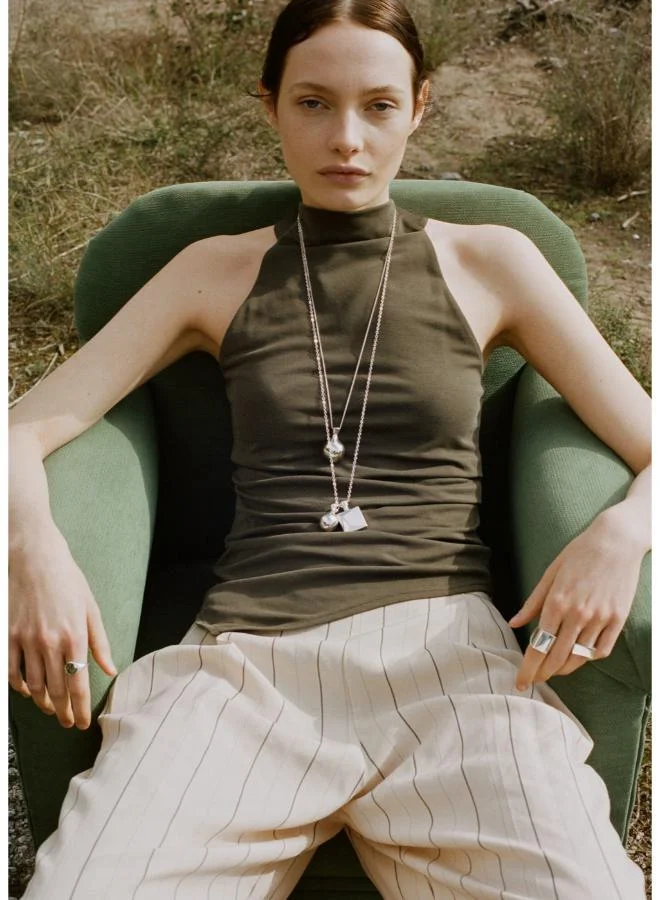 MANGO  Asymmetric ruched top for Women | Best Price UAE