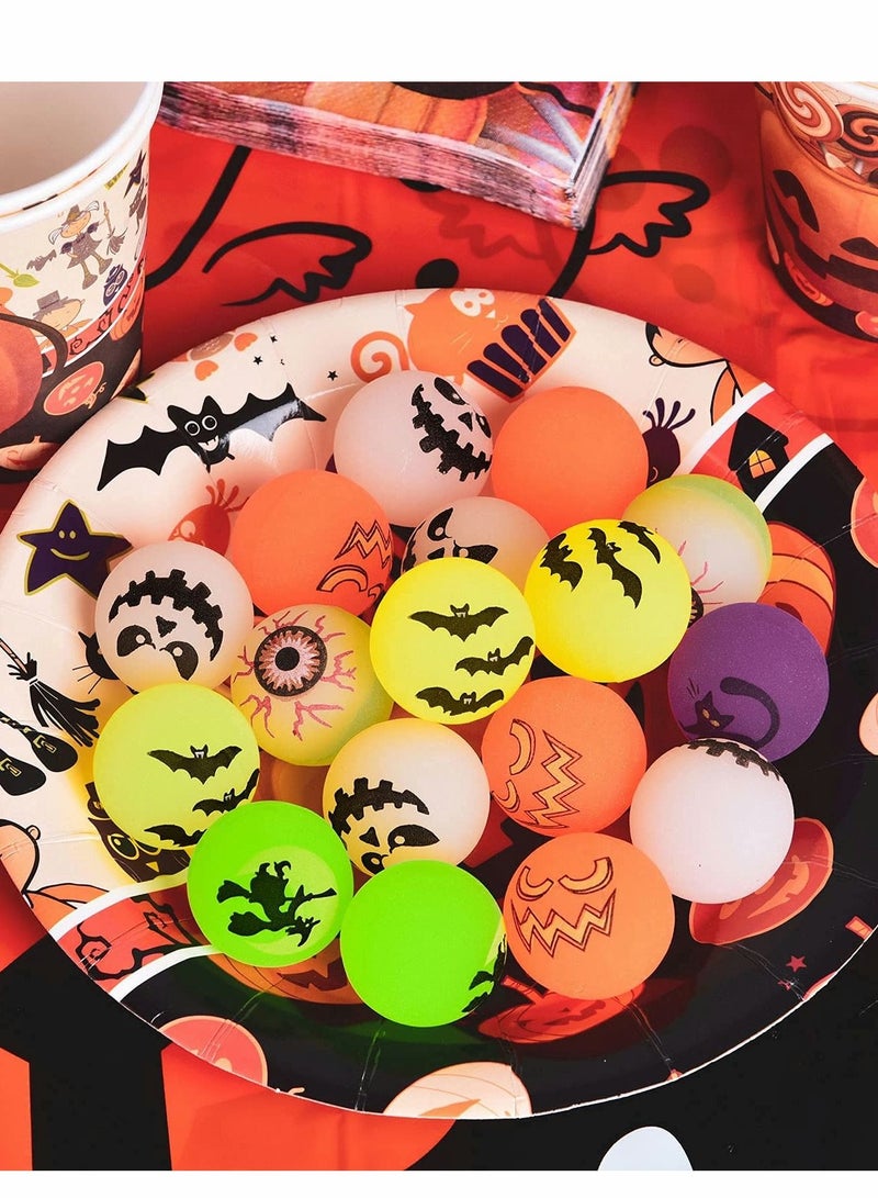 SYOSI Bouncy Balls, Rubber Balls for Kids, 36 PCs Glow in The Dark Bouncing Ball, Goodie Bag Fillers, Party Favor School Prizes Classroom Game Rewards - Image 2