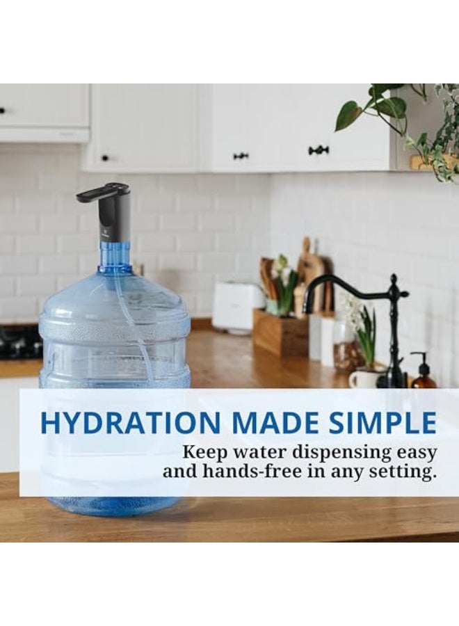 Westinghouse USB Rechargeable Water Pump Dispenser – Foldable Crane Style | Space-Saving Design | Touch Button with LED Light | Portable and Convenient - Image 3