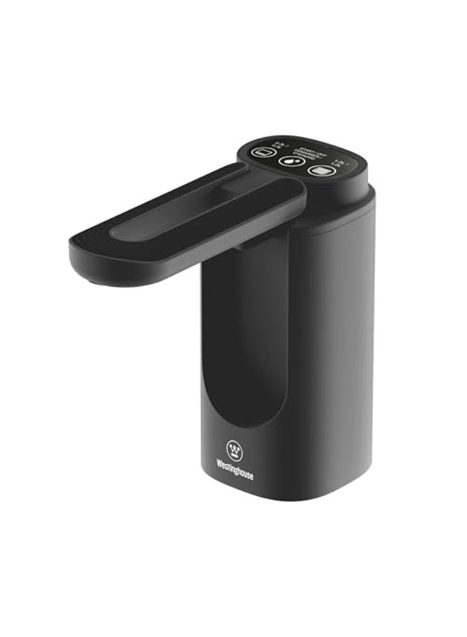 Westinghouse USB Rechargeable Water Pump Dispenser – Foldable Crane Style | Space-Saving Design | Touch Button with LED Light | Portable and Convenient - Image 1