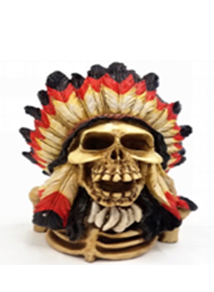 Generic Tankii Aquarium Decor Ornament Skull Head 