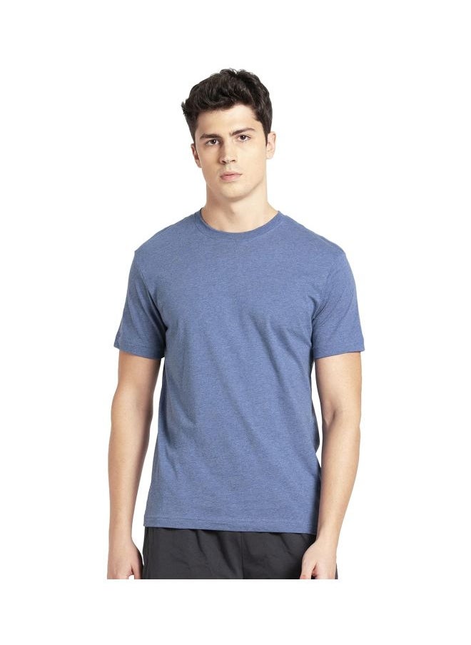 JOCKEY - Jockey 2714 Men Super Combed Cotton Rich Solid Round Neck Half Sleeve T Shirt - Image 1