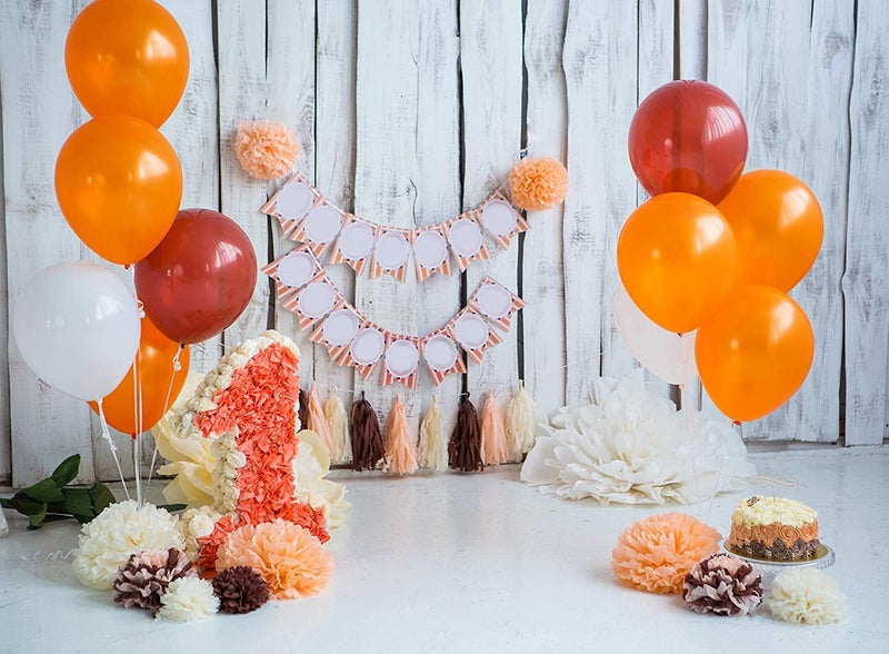 Vail Creations Made in India 12 inch HD Metallic Finish Balloons for Birthday/Anniversary Party Decoration… (Orange, Pack of 50) - Image 3