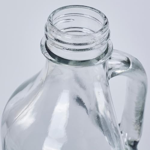 TAGROCK Clear Airtight Glass Milk, Juice & Water Bottle with Leak Proof Lid for Refrigerator, Set of 2, 1000ml (Transparent) - Image 4