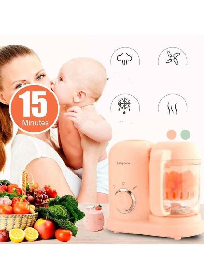 بلومنغ تايم صانعة طعام الأطفال وخلاط، جهاز بخار كهربائي، مطحنة طعام صغيرة، طهي وخلط طعام الأطفال  - Image 5