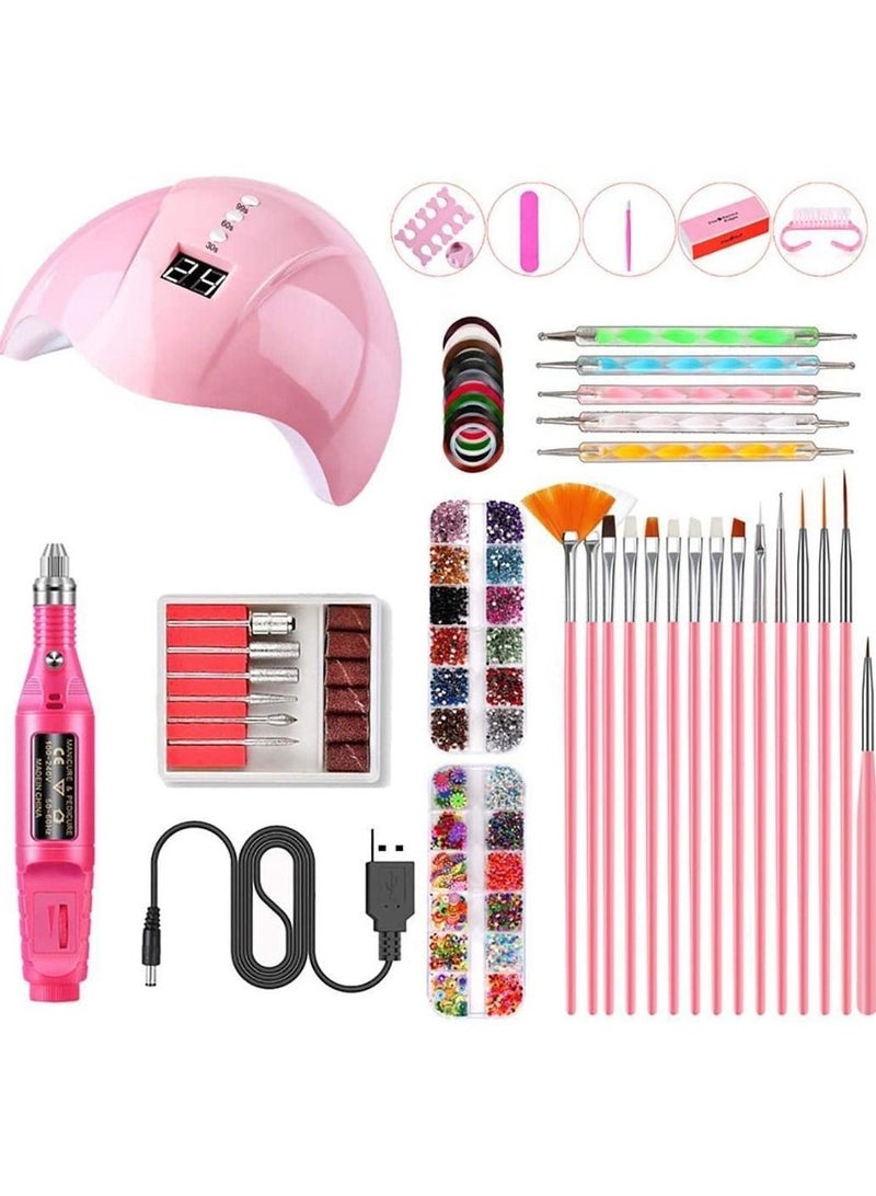 ORiTi Portable UV Lamp LED Dry Nail Kit Manicure EU - Image 1