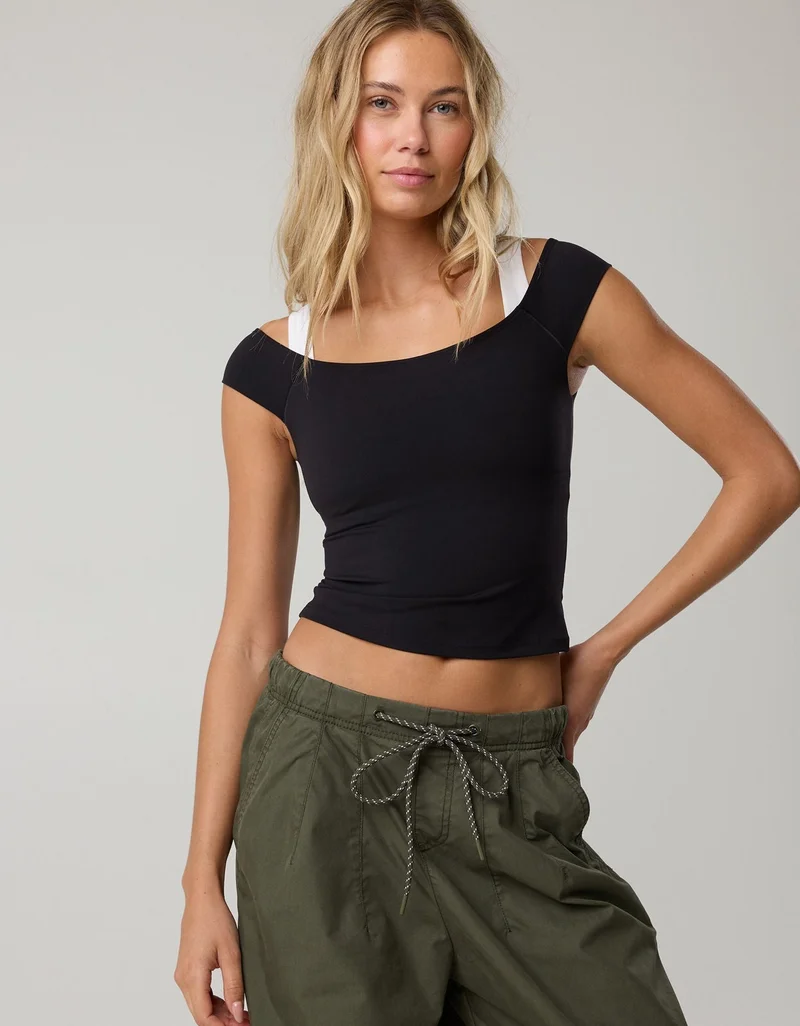 Aerie OFFLINE By Aerie Real Me XTRA Off The Shoulder T-Shirt