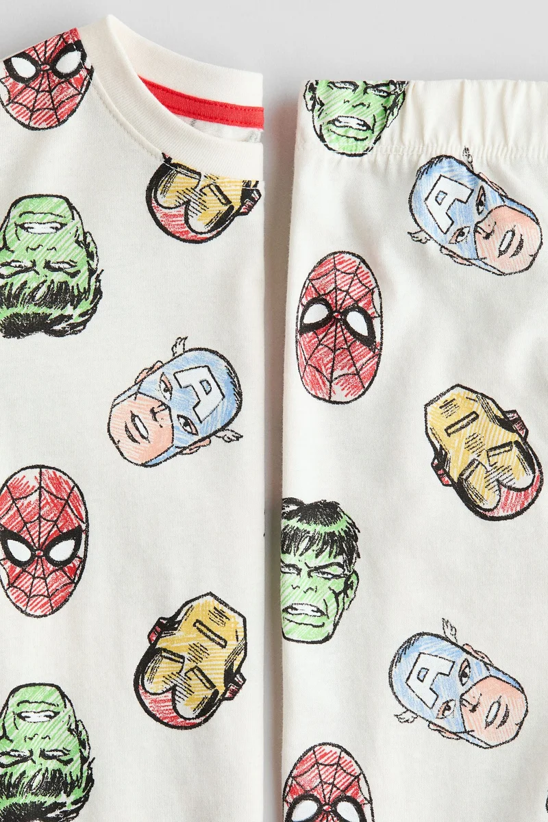 H&M Printed cotton jersey pyjamas