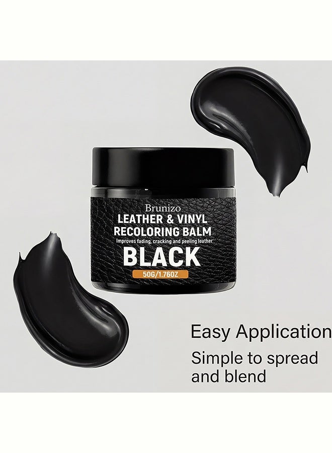 Brunizo Leather Care Cream - Daily Use for Maintaining Leather Furniture, Car Seats, Cleaning and Polishing - 50g - Image 5