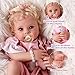 BABESIDE Reborn Baby Dolls 17 Inch Soft Body Realistic Baby Doll Girl Lovely Awake Blond Curly Hair Girl Bebe Reborn de Silicona Real Life Baby Dolls with Gift Box for Kids Age 3 Collectors - Image 4