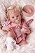 BABESIDE Reborn Baby Dolls 17 Inch Soft Body Realistic Baby Doll Girl Lovely Awake Blond Curly Hair Girl Bebe Reborn de Silicona Real Life Baby Dolls with Gift Box for Kids Age 3 Collectors - Image 3