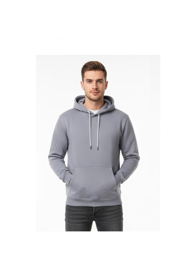 Caesar Men's Plain Milton Winter Oversized Hoodie - Image 1