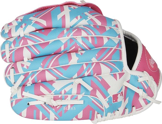 Rawlings رولينغز | قفاز بيسبول ت-بول والشباب ريمكس | رمي باليد اليمنى | 10.5" | وردي - Image 5