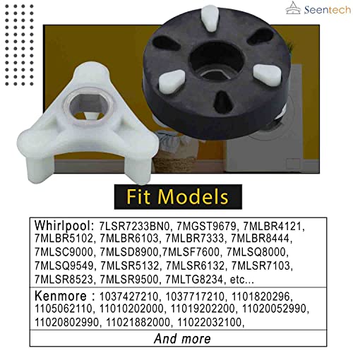 Seentech Heavy Duty 285753A METAL Core Motor Coupling Kit for Whirlpool & Kenmore Washers - Replaces Part Numbers: AP3963893 PS1485646 1195967 285753AVP 21003 280152 285140 285743 - Image 3