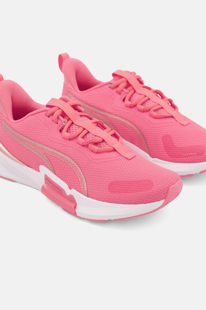 PUMA Women PWRFrame Tr 2 Elektro Summer Lace Up Training Shoes, Pink - Image 2