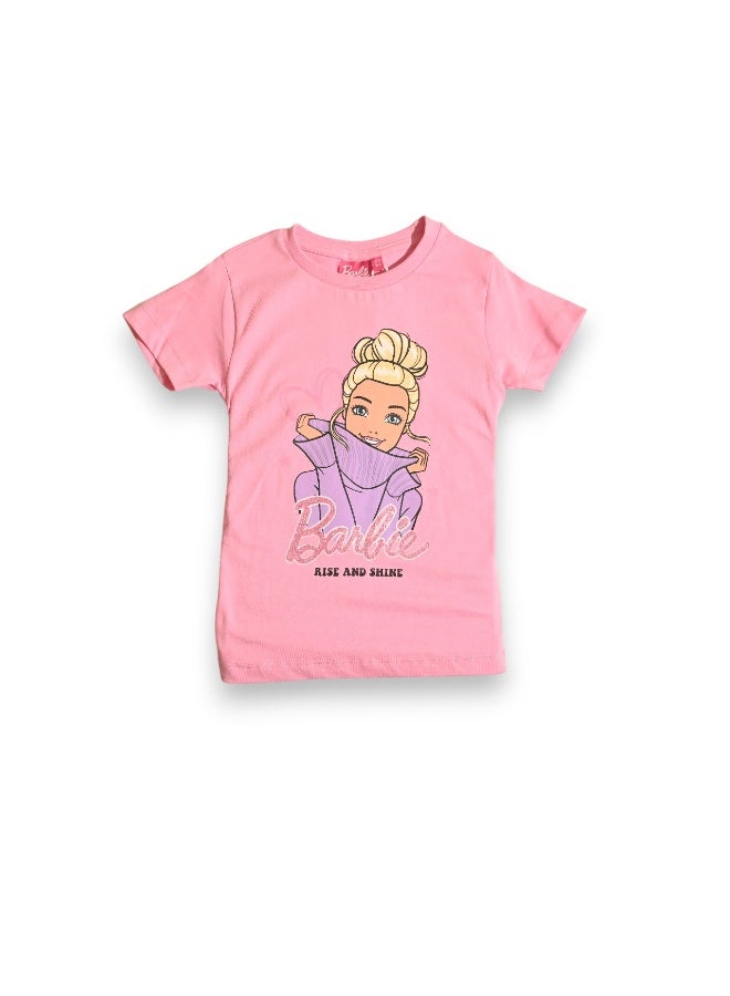 BARBIE GIRLS T-SHIRT & SHORT SET‬ - Image 2