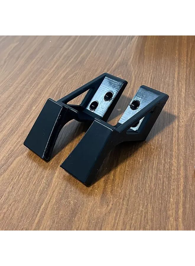 Black Vinyl Record Wall Mount Holder Display Stand For Home Decor - Image 1