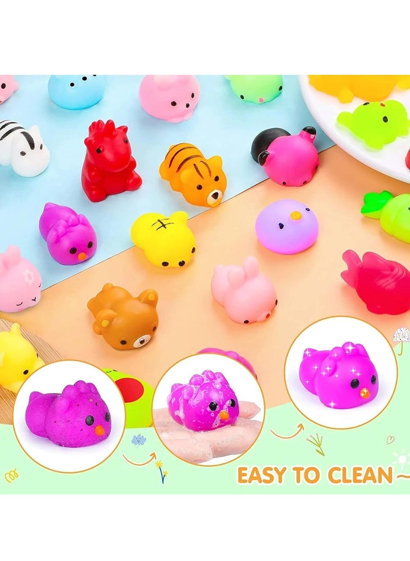 MAGIC VAULT Mochi Squishy Toys | Squeeze Toys Glow In The Dark | 36PCS Animal Mini Kawaii | Novelty Stretchy Stress Relief Toys | Goodie Bag Filler Party Birthday, for Classroom Prizes, Goodie Bag Stuffers  - Image 3
