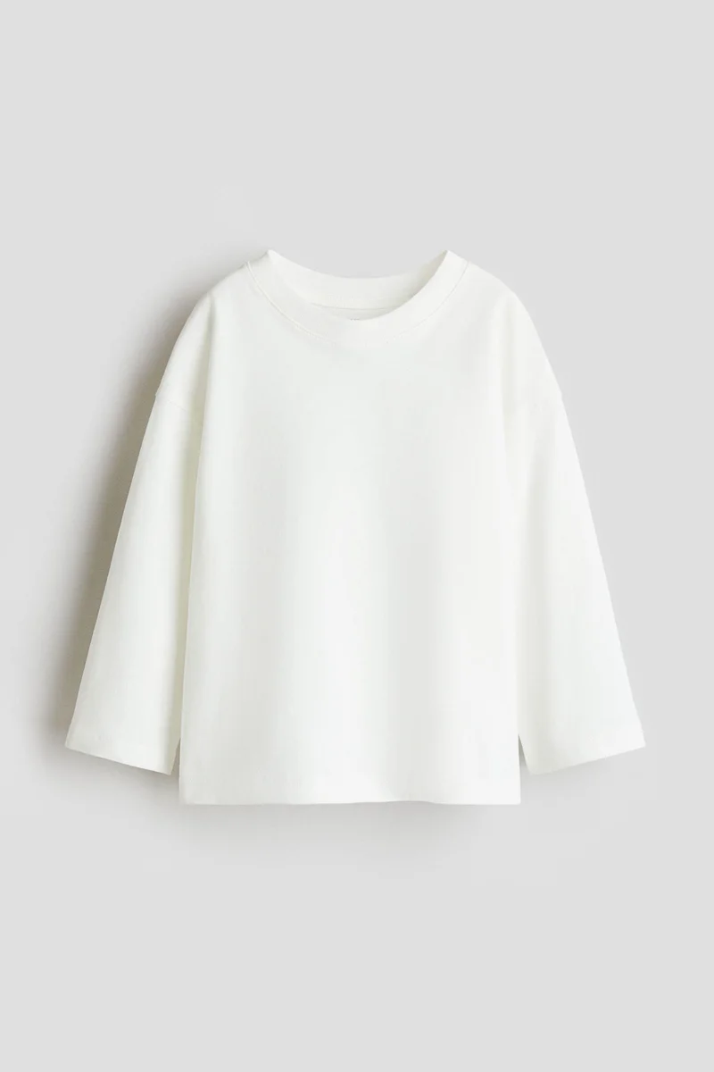 H&M Long-sleeved cotton T-shirt
