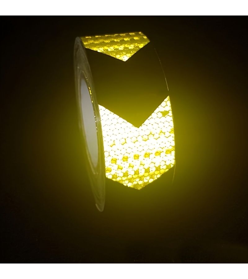 Diamond Grade Reflective Tape Black Yellow 118 Inch High Intensity Garage Protection - Image 5