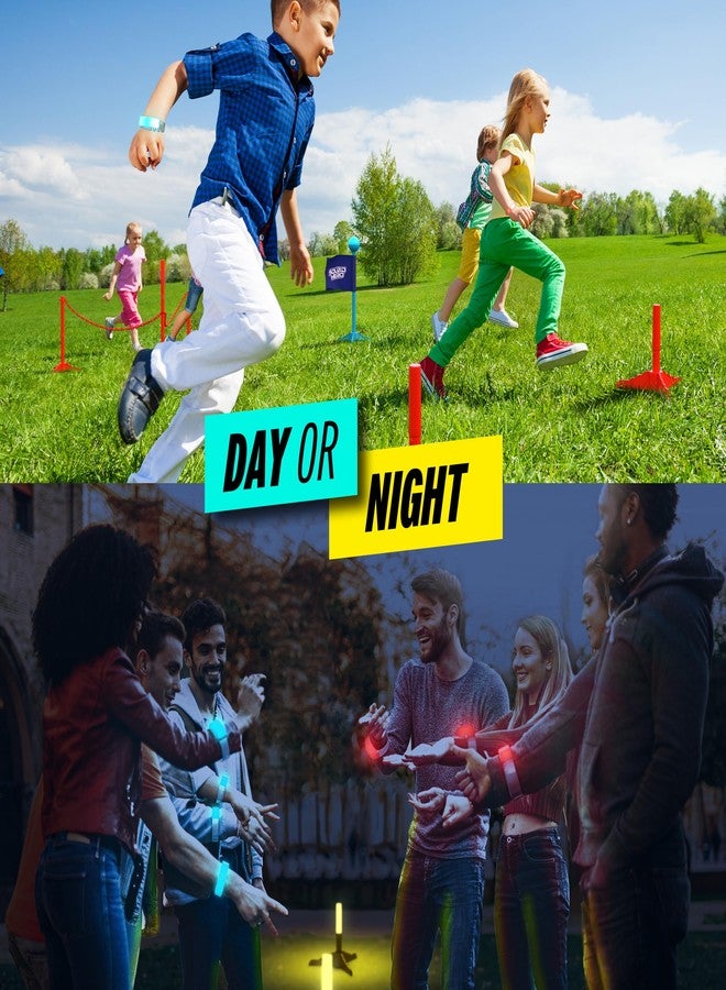 Squad Hero Capture the Flag Glow in the Dark Game Set - Yard Outdoor Games for Kids Ages 8, 10, 11, 12 Old - Fun Lawn Summer Family Game for Boys & Teen Boys,- Birthday Gifts - Camping and Backyard Adventures - Image 4