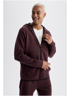 DeFacto Man Slim Fit Hooded Long Sleeve Knitted Cardigan  - Image 4