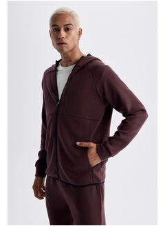 DeFacto Man Slim Fit Hooded Long Sleeve Knitted Cardigan  - Image 5