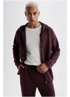 DeFacto Man Slim Fit Hooded Long Sleeve Knitted Cardigan  - Image 2