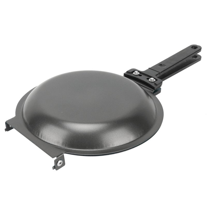 Double-Sided Frying Pan: Titanium Steel Non-Stick - Foldable Flip Design for Home Kitchen, Gas Stove, Induction Cooker & Charcoal Stove Use - Image 5