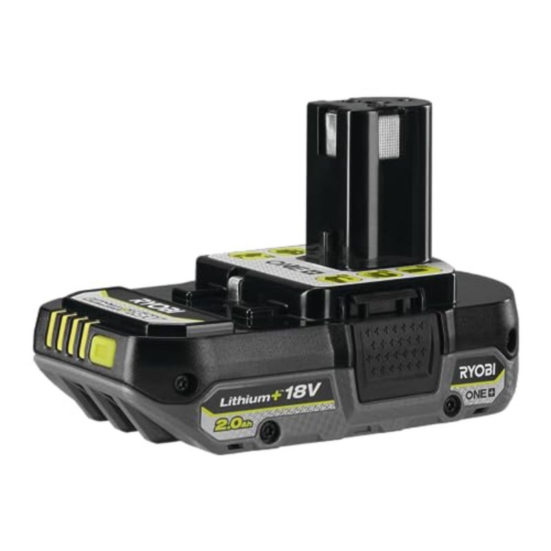 18V One+ Compact Lithium+ Battery - RB1820C for Ryobi Power Tools Home, Workshop, DIY 2.0Ah, Light weight Design Fast Charging, Long Runtime - Image 1