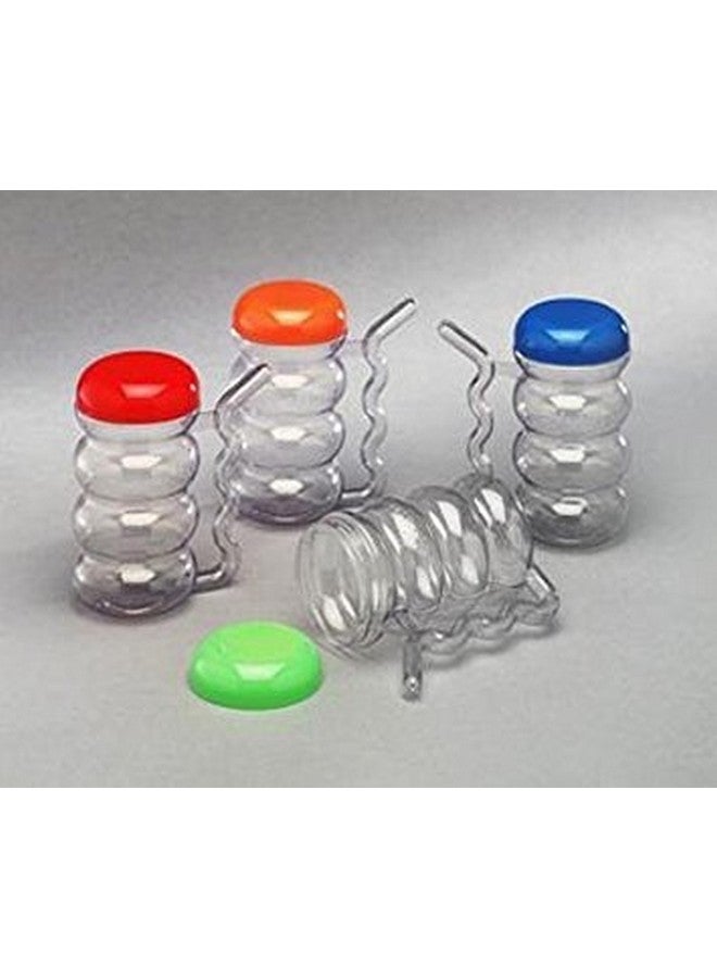 Arrow Plastic 14 oz. Sip A Mug - Clear (Cap Color May Vary) (Pack of 3)