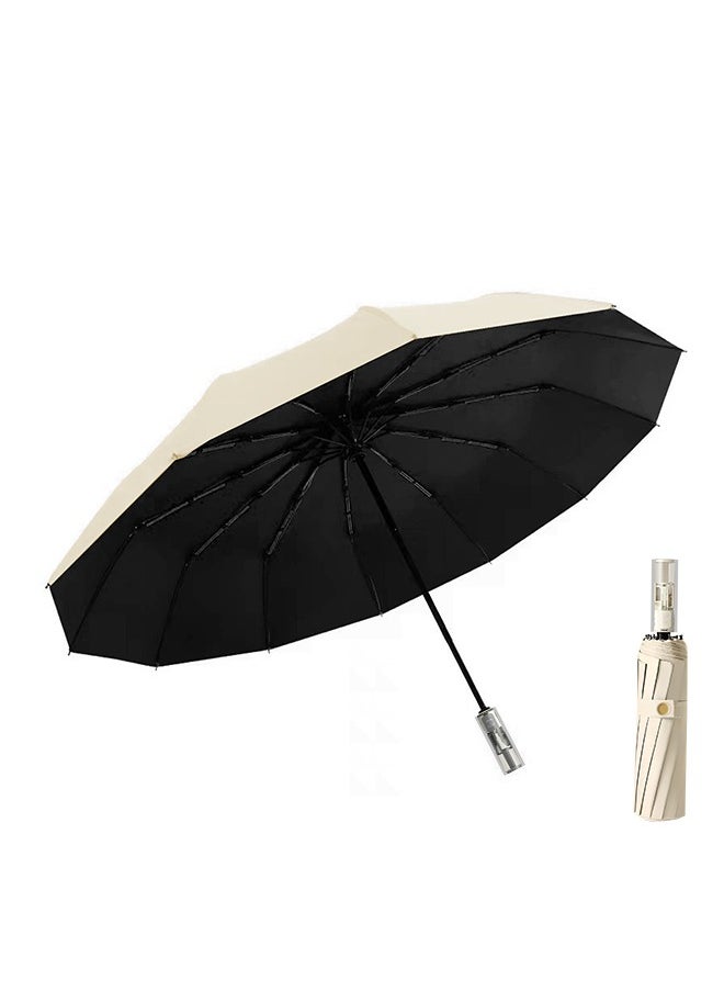 Beauenty 24-Rib Automatic Umbrella with UV50+ Blocking  Windproof  - Image 1