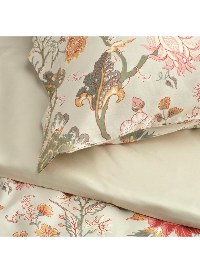 erorex Duvet cover and pillowcase, light grey-beige/multicolour, 150x200/50x80 cm - Image 3