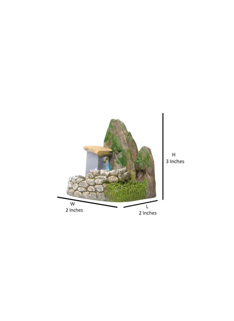 Wonderland - Wonderland Resin Miniature Set of 2 Waterfall| Miniature Tray Garden Accessories - Image 1
