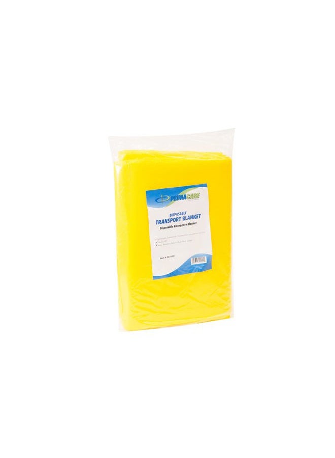 PRIMACARE CSCB-6821 Transport Blanket, Disposable, Yellow, 90 x 60-Inch, Pack of 24 - Image 5