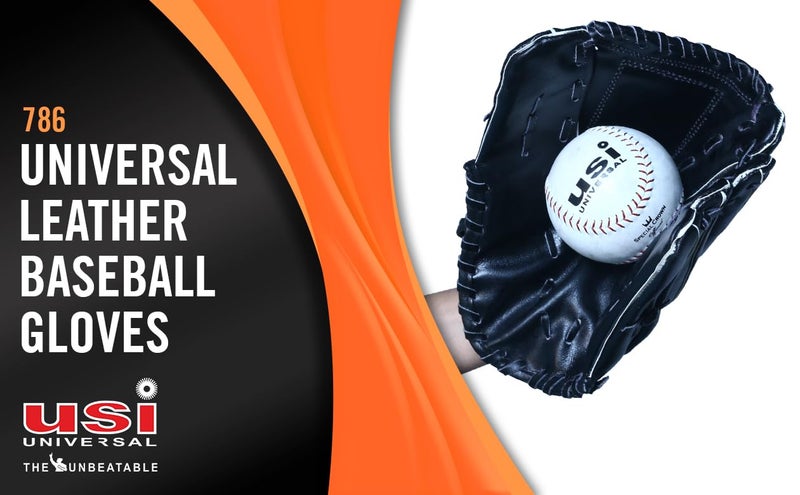USI UNIVERSAL 786 Split Leather Baseball Gloves, Medium Softball & Base Ball Glove - Image 3