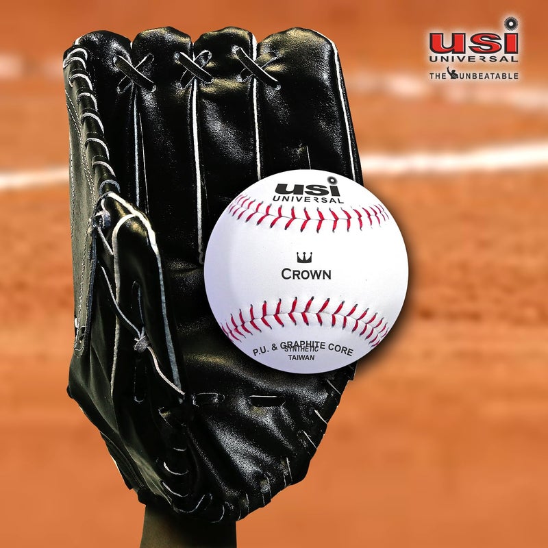 USI UNIVERSAL 786 Split Leather Baseball Gloves, Medium Softball & Base Ball Glove - Image 2