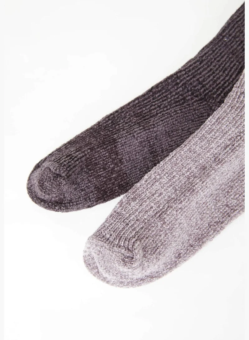 DeFacto 2 Pack Woman High Cut Socks
