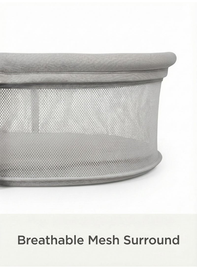 ماستيلا سرير ماستيلا إنفيني أوربت  - كرسي هزاز ومقعد فاخر 3 في 1 للرضع مع لوحة تحكم باللمس وشبكة تهوية - Image 5