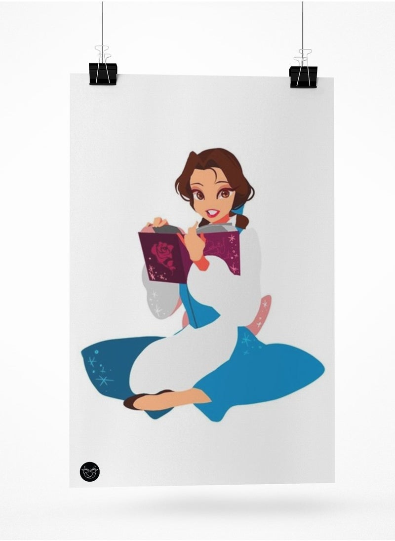 Reeman Design Poster printed with a love of reading design 
