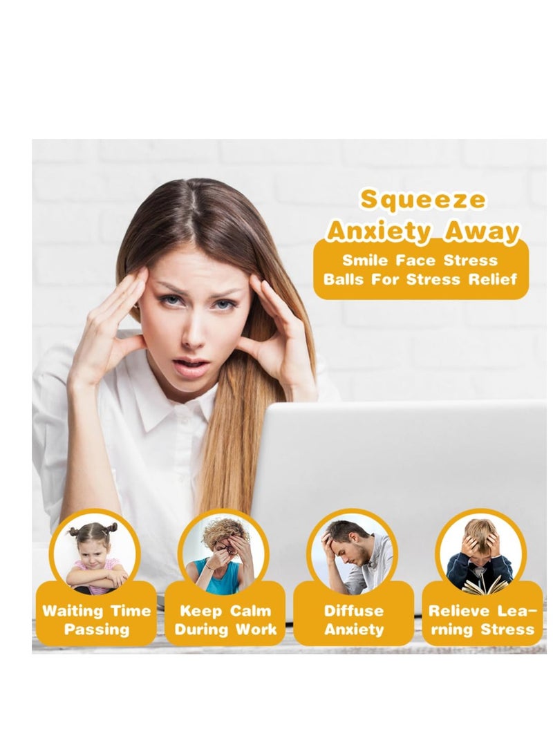 SYOSI Squeeze Stress Balls, 12pcs Stress Relief Ball, Sensory Stress Ball for Kids and Adults, Hand Exercise Stress Relief Balls, Squeeze Toys for Anxiety, Fidget, Tension, Manage Anger-Animal - Image 3