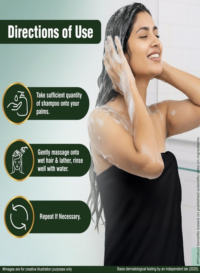 Multani شامبو مولتاني الطبيعي للشعر بخلاصة الأملا والريثا (250 مل) | شامبو أيورفيدي مضاد لتساقط الشعر | مُختَبَر من قِبَل أطباء الجلدية | مناسب لجميع أنواع الشعر - Image 5